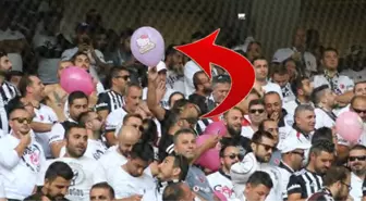 Beşiktaşlı Taraftarlar, Hello Kitty Balonlarıyla Fenerbahçe'ye Gönderme Yaptı