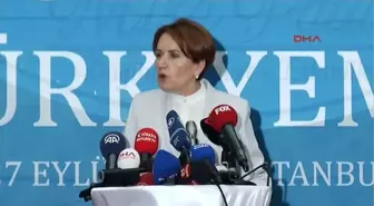 Meral Akşener İstanbul'da Basın Toplantısı Düzenledi