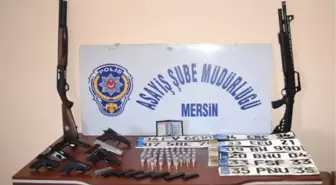 Mersin'de Silah Kaçakçılarına Operasyon