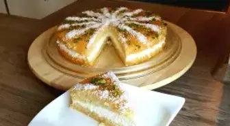Serbetli Kremali Tatli Tarifi-Padisah Yastigi Tatlisi (Pasta) Nasil Yapilir-Hatice Mazi