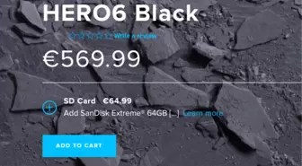 Gopro Hero6, Yeni Aksiyon Kamerası Satışa Sunuldu, 570 Euro