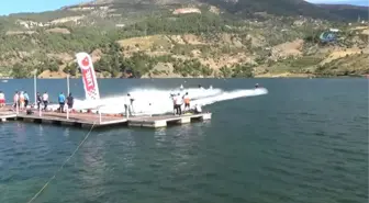 Kahramanmaraş'ta Türkiye Su Jeti ve Flyboard Şampiyonası