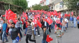 Kocaköy'de Teröre Lanet Yürüyüşü