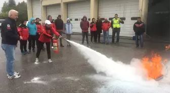 Dorlion Arama ve Kurtarma Derneği Üyeleri Yangın Eğitimi Aldı