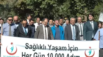 Kahramanmaraş'ta 'Sağlıklı Yaşam ve Obeziteyle Mücadele' Yürüyüşü