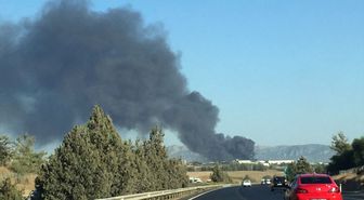 Adana'da Boya Fabrikasında Yangın