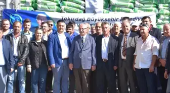 Çiftçilere Yem Bitkisi Tohumu Dağıtıldı