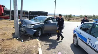 Sivas'ta Trafik Kazası 4 Yaralı.