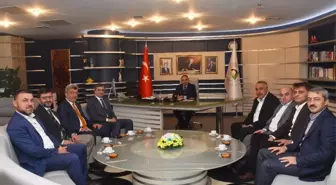 Başkanlardan Yeni Başkana Ziyaret