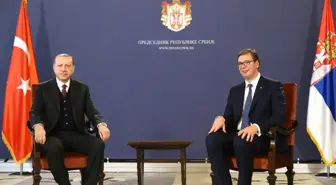 Erdoğan Aleksandar Vuçiç ile Görüştü