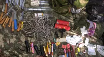 Osmaniye'de PKK Sığınağında Patlayıcı Ele Geçirildi