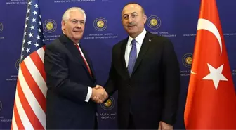 Dışişleri Bakanı Çavuşoğlu, ABD'li Mevkidaşı Tillerson İle Vize Krizini Görüştü