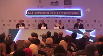 Aile, Toplum ve Devlet Sempozyumu' - Başbakanlık Başmüşaviri Subaşı