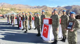 Çukurca Şehitleri İçin Uğurlama Töreni