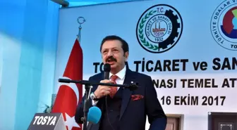 TOBB Başkanı Hisarcıklıoğlu Tosya Tso'nun Temelini Attı