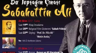 Sabahattin Ali Etkinliklerle Anılacak