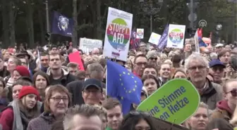 Berlin'de Afd Protestosu