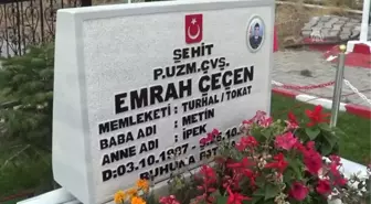 Şehit Emrah Çeçen Mezarı Başında Anıldı