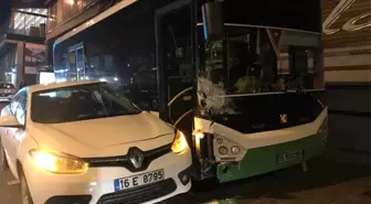 Yolcu Otobüsünü Fark Etmeyen Sürücü Kazaya Sebep Oldu