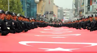 Karabük'te Cumhuriyet Yürüyüşü