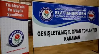 Karaman'da Eğitim-Bir-Sen Toplantısı