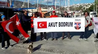 Akut Bodrum'dan Sualtında Cumhuriyet Kutlaması