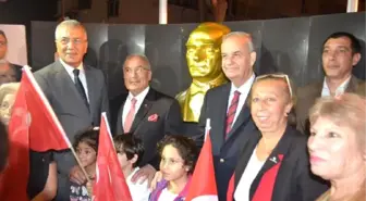 Başbuğ, Mersin'de Atatürk Büstü Açtı