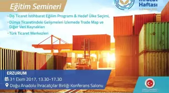 İhracat Haftası Seminerleri