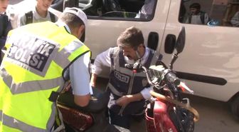 Adana'da Bombalı Motosiklet Alarmı