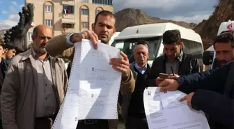 Erzurum'da S Plakası Protestosu