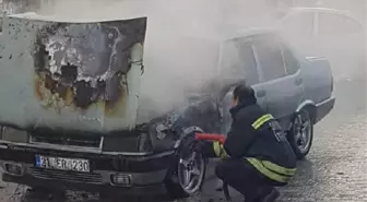 Seyir Halindeki Otomobil Yandı