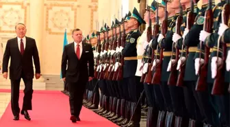 Ürdün Kralı Abdullah, Kazakistan Devlet Başkanı Nazarbayev ile Görüştü