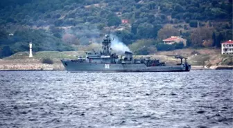 Rus Mayın Tarama Gemisi, Çanakkale Boğazı'ndan Geçti