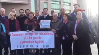 Sözcü Gazetesi Davası Öncesi Sessiz Protesto