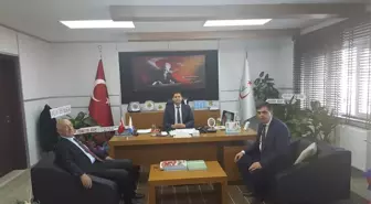 Başkan Yalçın'dan Bilecik İl Sağlık Müdürlüğü'ne Yeni Atanan Dr. Burak Öztop'a Ziyaret