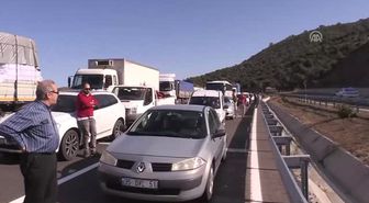 Şeker Şurubu Yüklü Tır Devrildi (2)