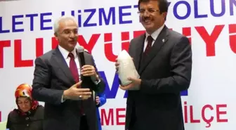Ekonomi Bakanı Zeybekci Erzincan'da
