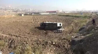 Engellileri Taşıyan Servis Minibüsü Devrildi: 8 Yaralı - Kahramanmaraş