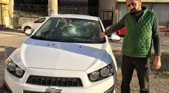 Servise Sapasağlam Verdiği Aracını Kazalı Görünce Şok Geçirdi