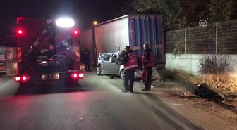 Trafik Kazası: 1 Ölü, 1 Yaralı
