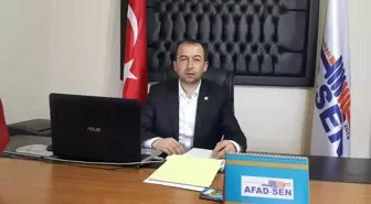 Afad-Sen'den Taziye Mesajı