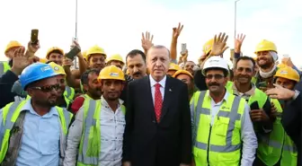 Cumhurbaşkanı Erdoğan, Yapımı Süren Havalimanı Yeni Terminal Binasını Ziyaret Etti