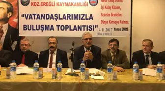 Ereğli'de Halk Buluşması ve Güvenlik Toplantısı