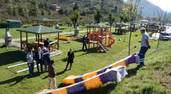 Manasur Piknik Alanı Çocuk Parkına Kavuştu