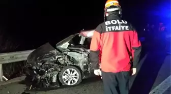 Otomobiliyle Tır'a Çarpan Sürücü Öldü