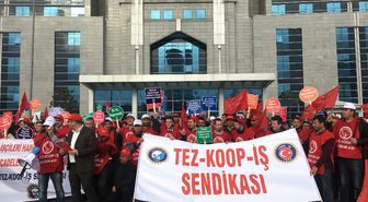 Alman Firmanın Mağdur Ettiği İşçiler İçin Kartal Adliyesi Önünde Eylem