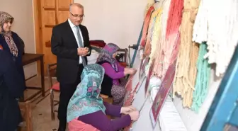 Başkan Kayda Kursiyerlerin Çalışmalarını İnceledi