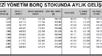 Merkezi Yönetim Borç Stoku Bir Ayda 25 Milyar Lira Arttı