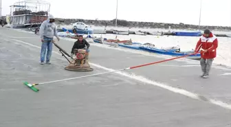 Enez Limanı'nda Yenileme Çalışması