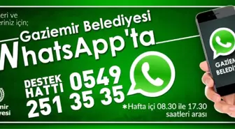 Gaziemir Belediyesi Whatsapp'ta